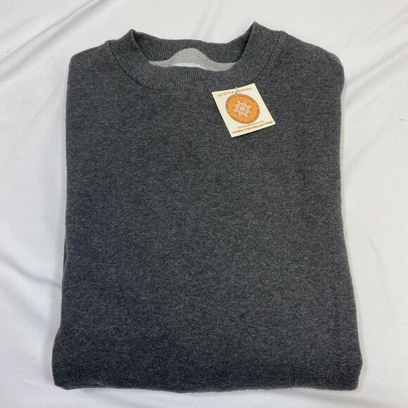 Champion Sweatshirt Men's XL Gray ECO Crewneck Pullover Long Sleeve Logo - Picture 10 of 13